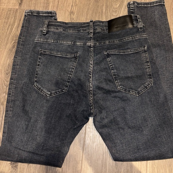 Zara Mens Dark Wash Denim Jeans - Picture 2 of 6
